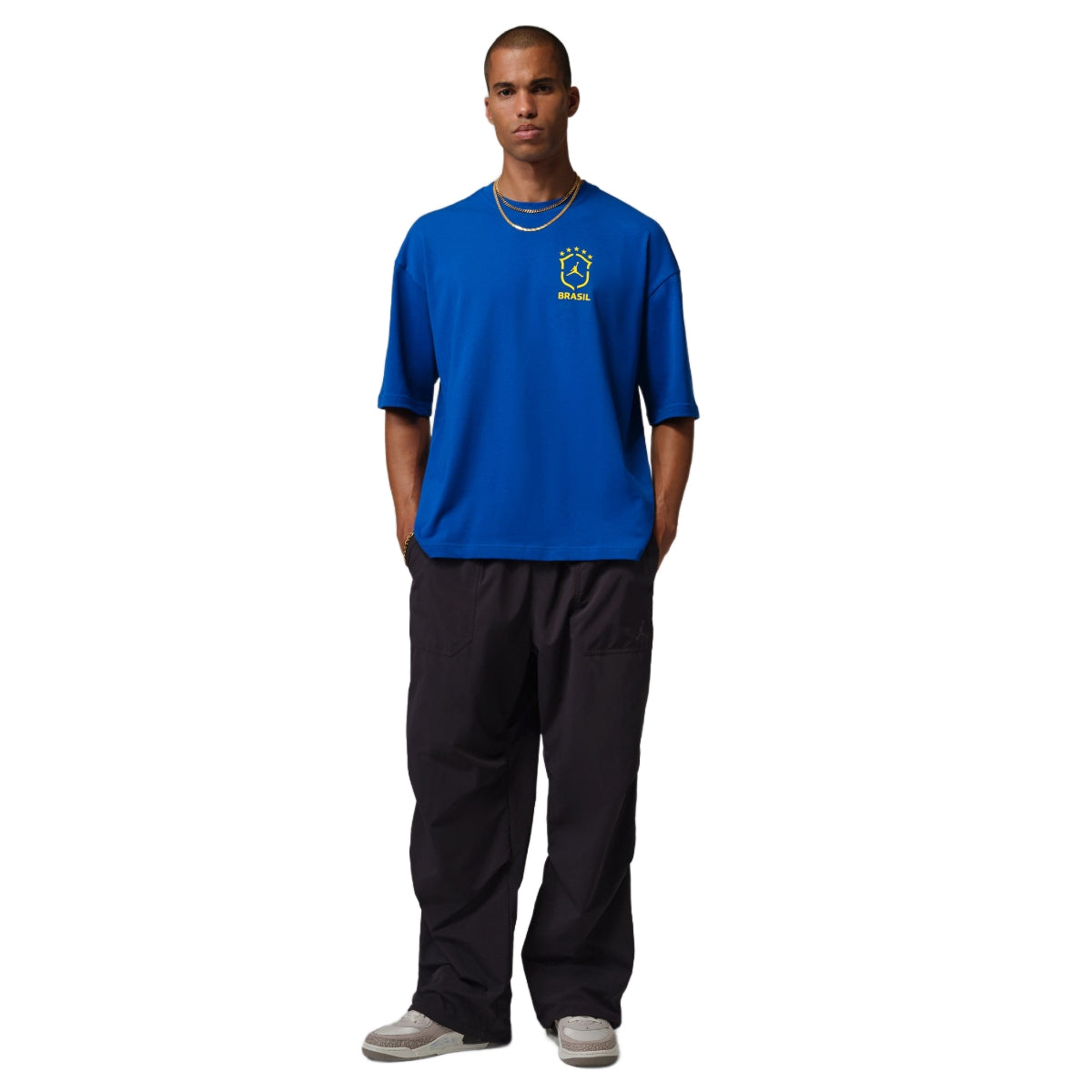 + Brasil Futebol Air Jordan 85 Oversized Tee 'Old Royal'