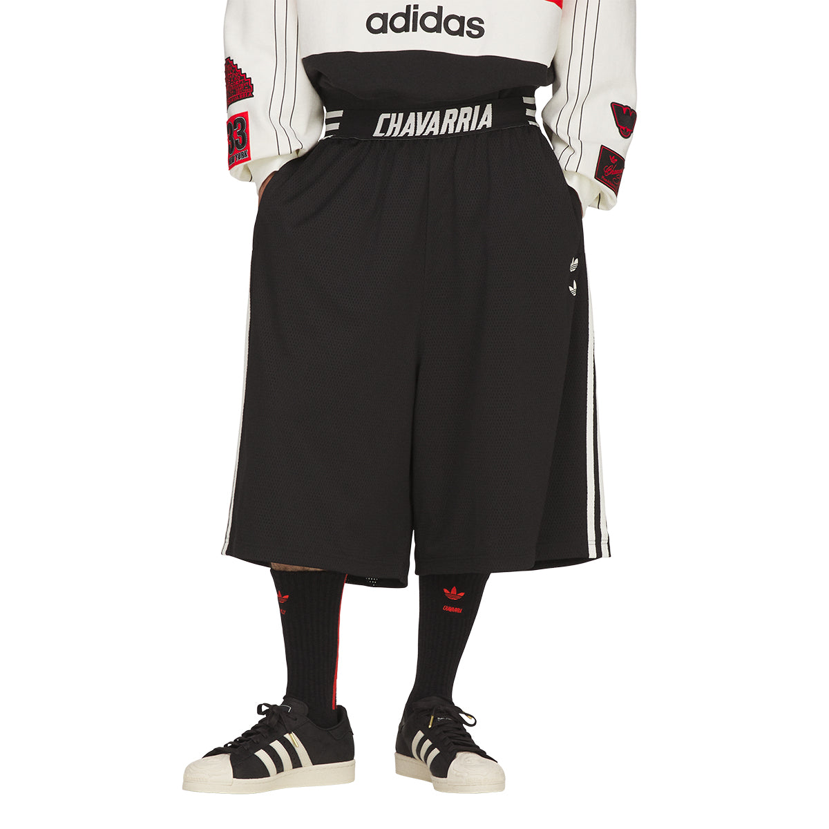 + Willy Chavarria Mesh Short 'Black'