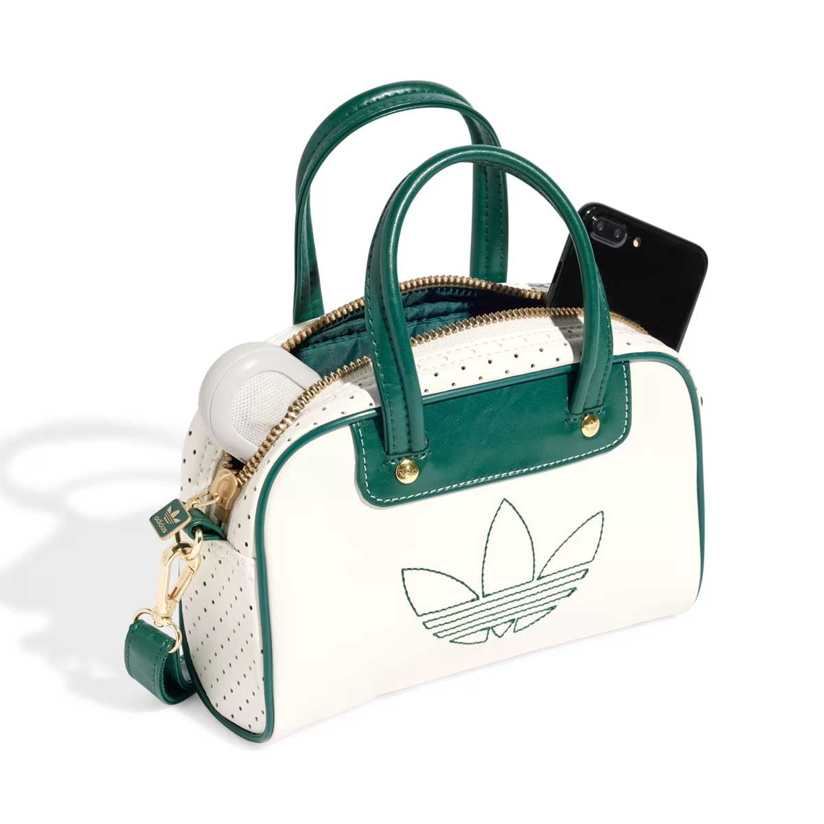 Mini Bowling Bag 'Off White Collegiate Green'