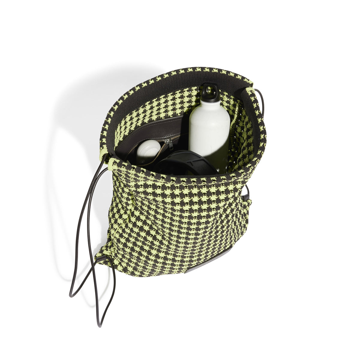 + Wales Bonner Crochet Gym Bag 'Semi Frozen Yellow Brown'