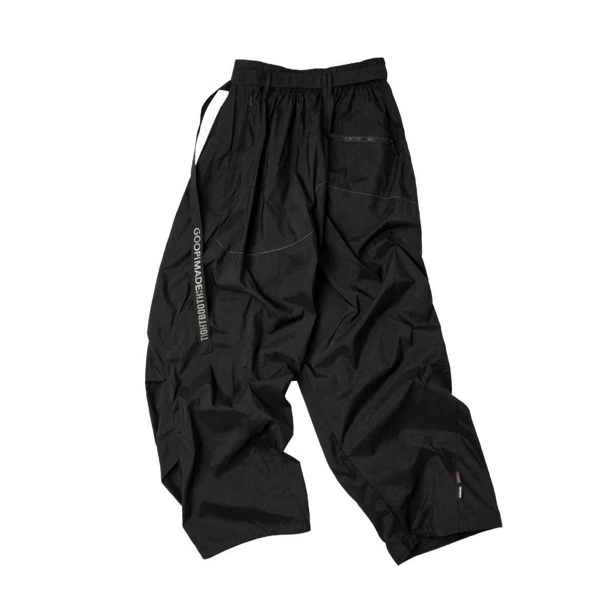 + TIGHTBOOTH Strap Baggy Pants 'Black'