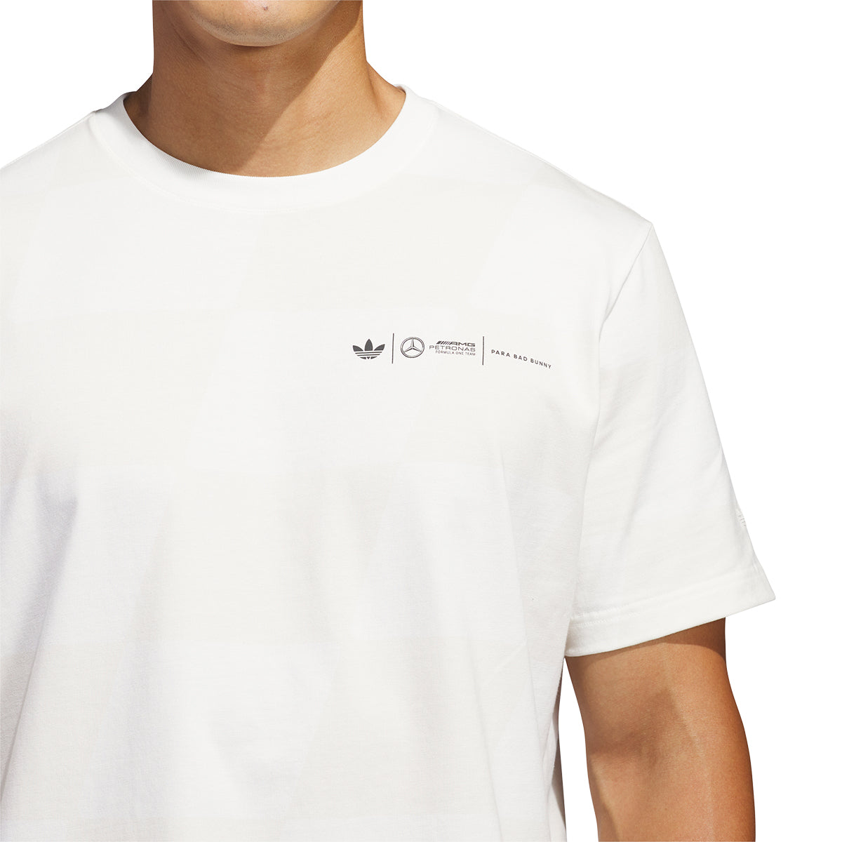 + Bad Bunny + Mercedes-AMG Petronas F1 Racing Tee 'Core White'