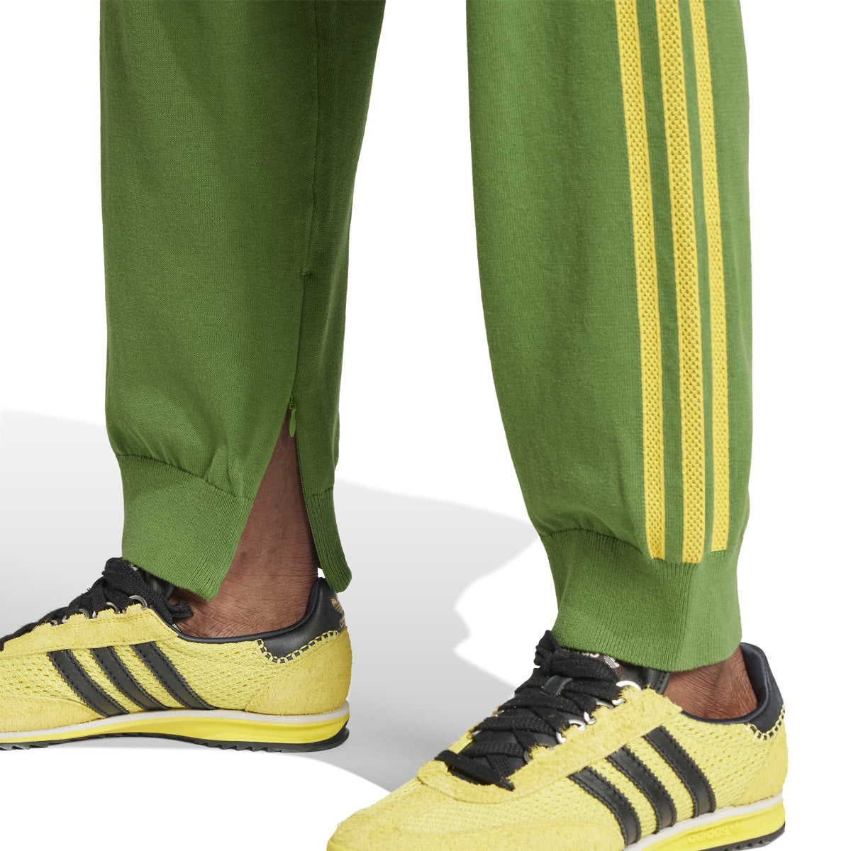 + Wales Bonner Knit Track Pants 'Crew Green'