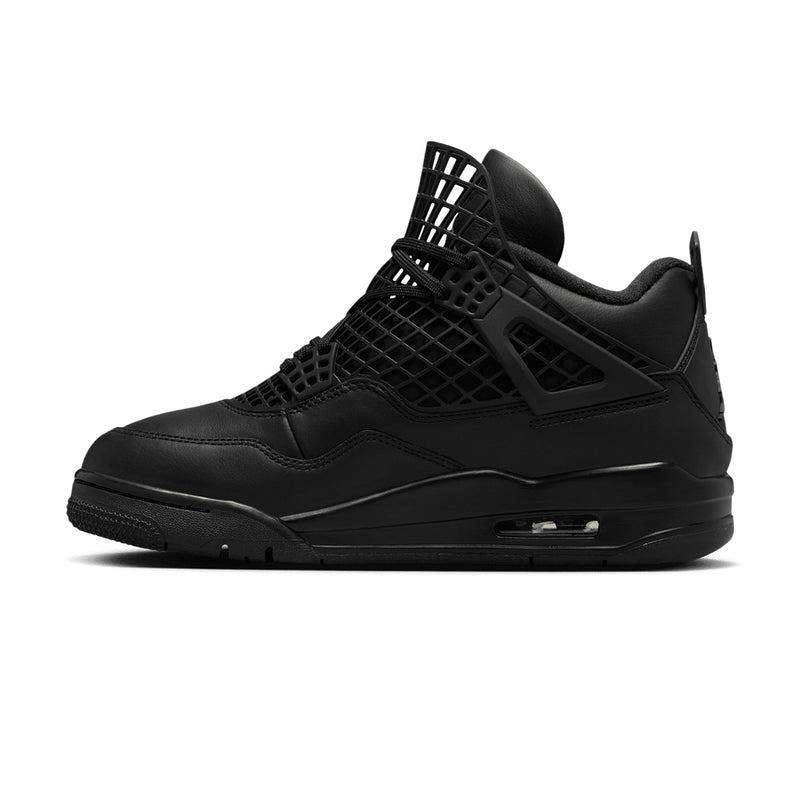 Wmns Air Jordan 4 Net 'Triple Black'