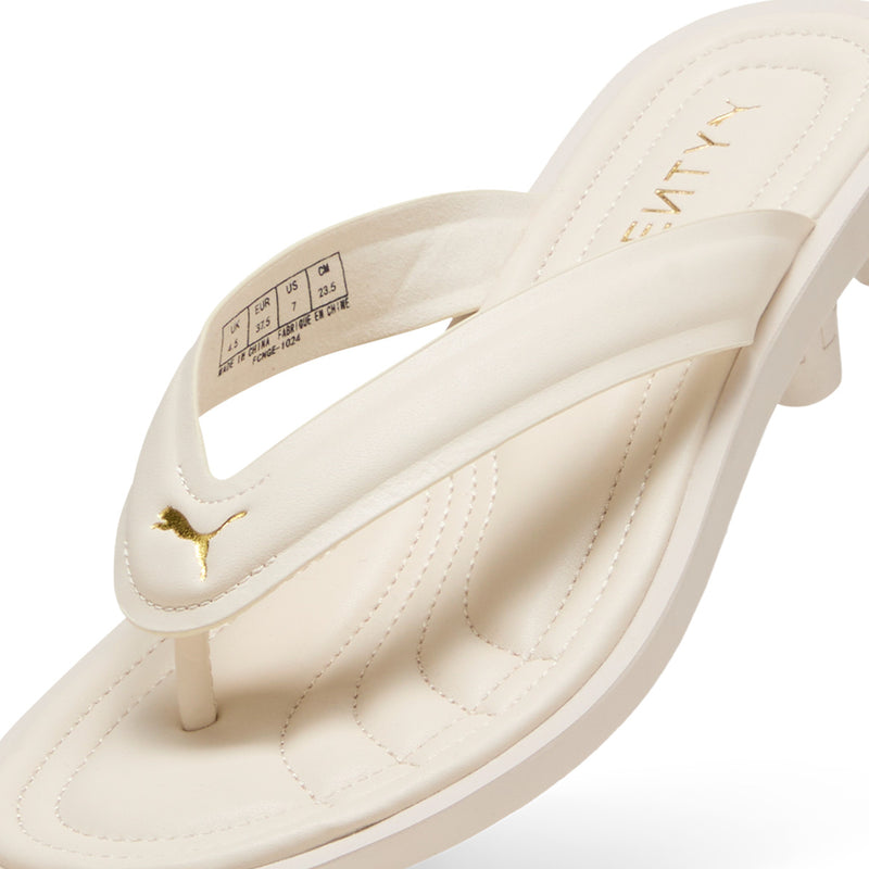 + FENTY Cat Cleat Slides 'Alpine Snow PUMA Gold'