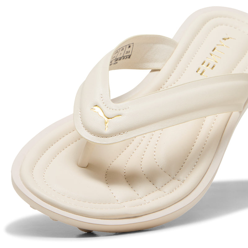 + FENTY Cat Cleat Slides 'Alpine Snow PUMA Gold'