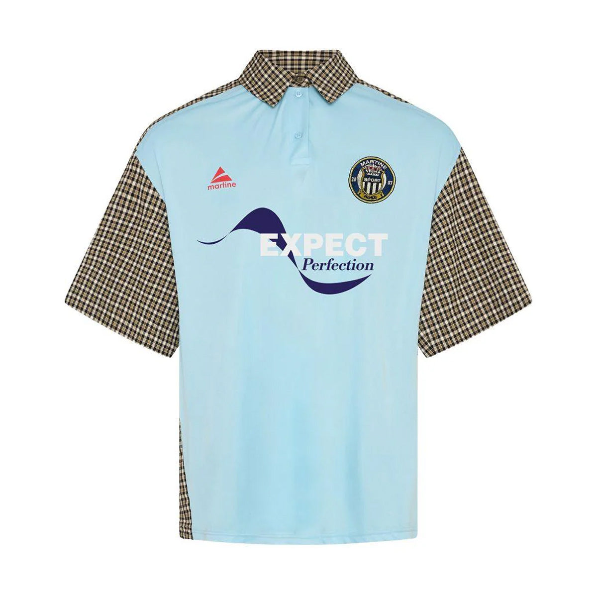 Tee Polo 'Blue Brown'