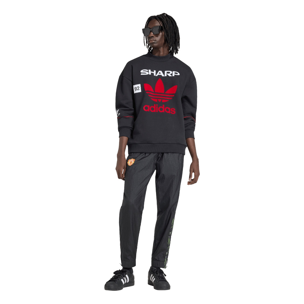 + Manchester United Crew Sweat 90 'Black'