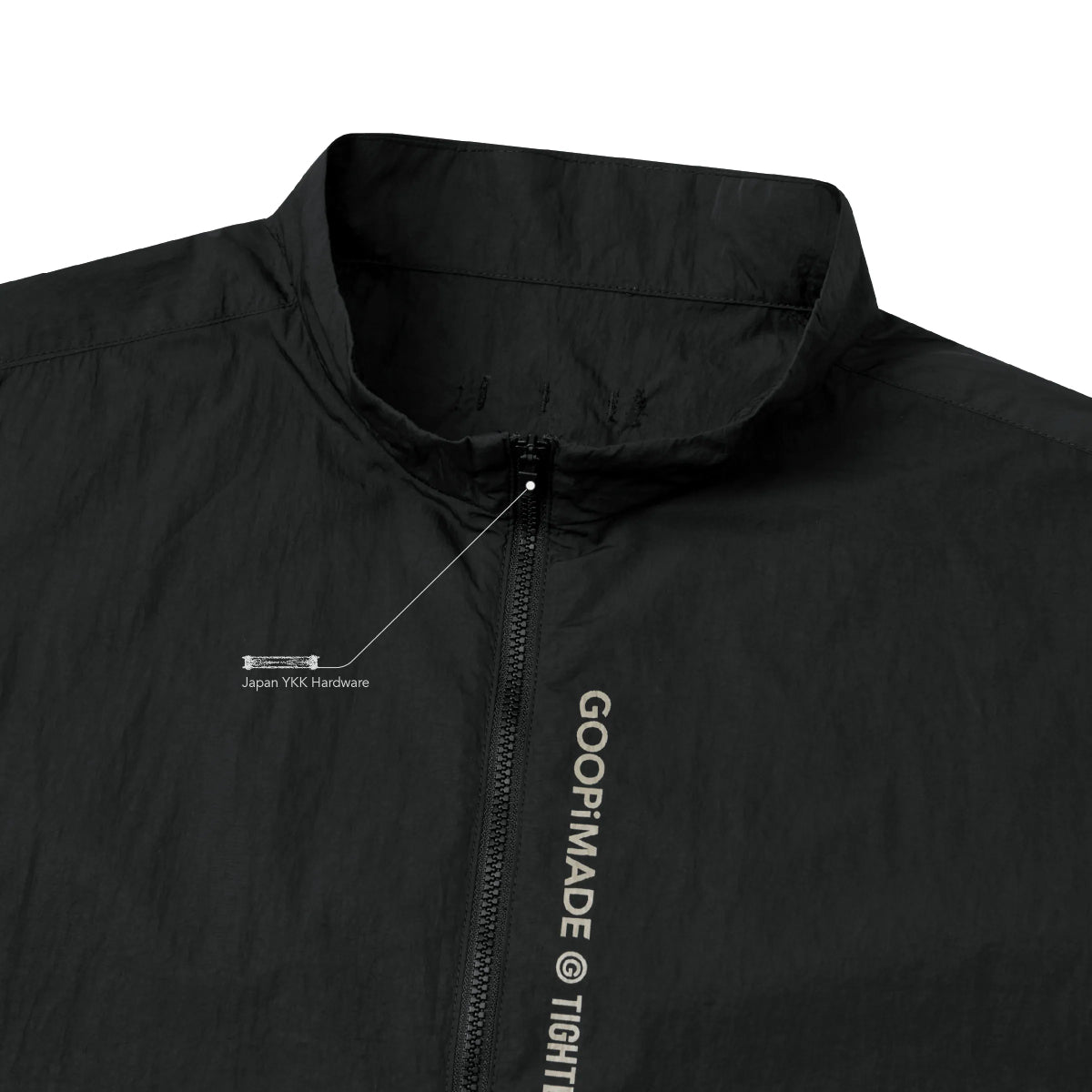 + TIGHTBOOTH  Tech Uniform Zip Shirt 'Shadow'