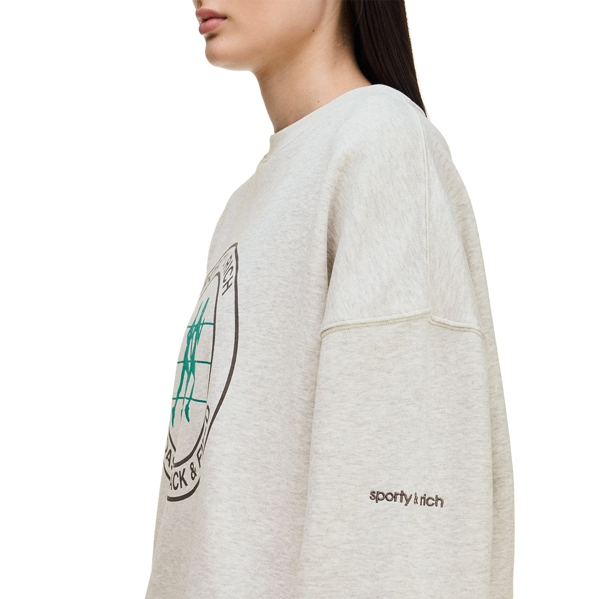 + Sporty & Rich Sweater 'Light Grey Heather'