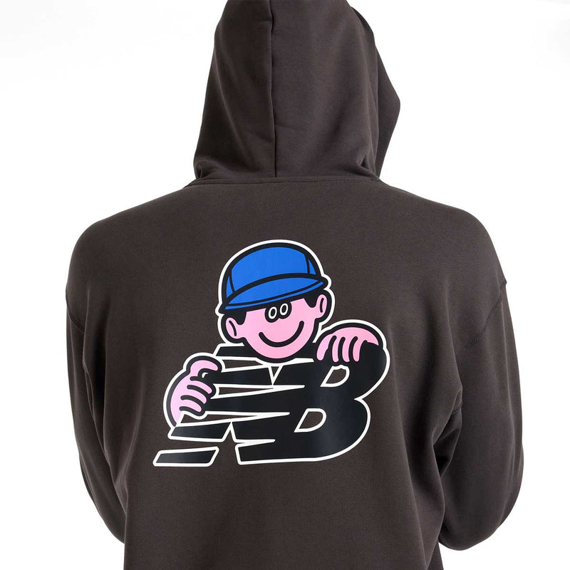 + Face Oka Character Hoodie 'Black'