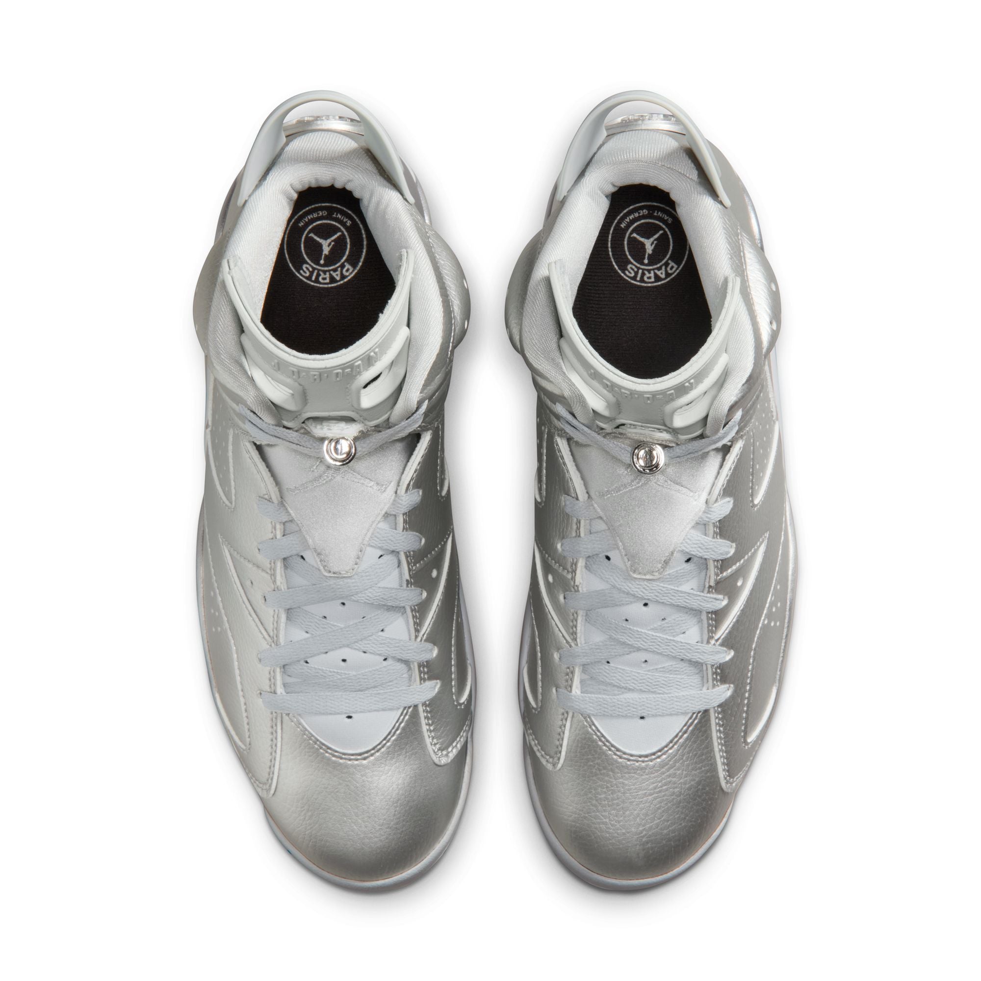 + Paris Saint-Germain Air Jordan 6 Retro 'Metallic Silver'