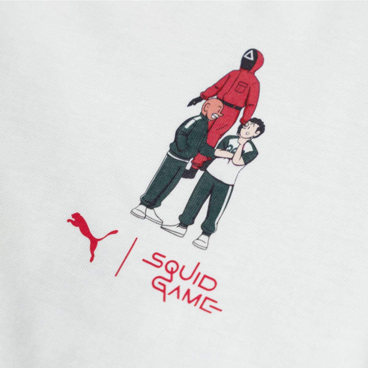 ◆PUMA◆ Puma X Squid Game Graphic Tee White 62742602 627426 PUMA Squid Game Graphic T-Shirt white 62742602 - Shiekh
