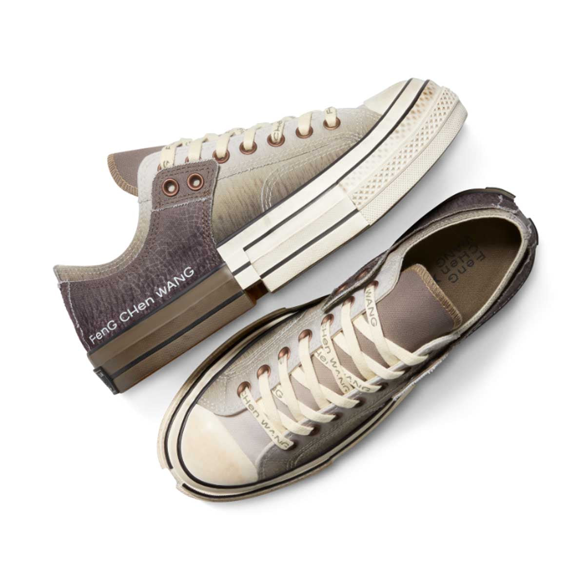 + Feng Chen Wang 2-in-1 Chuck 70 Low Top 'Brown Egret'