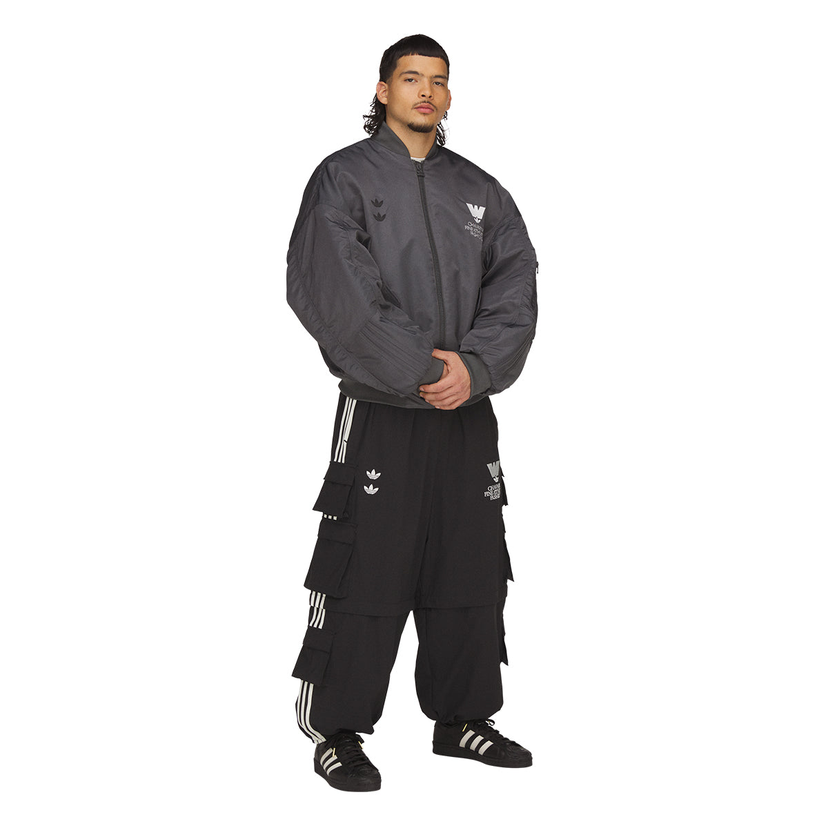 + Willy Chavarria Bomber Jacket 'Grey'