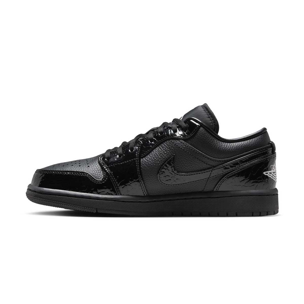 Wmns Air Jordan 1 Low 'Black Croc'