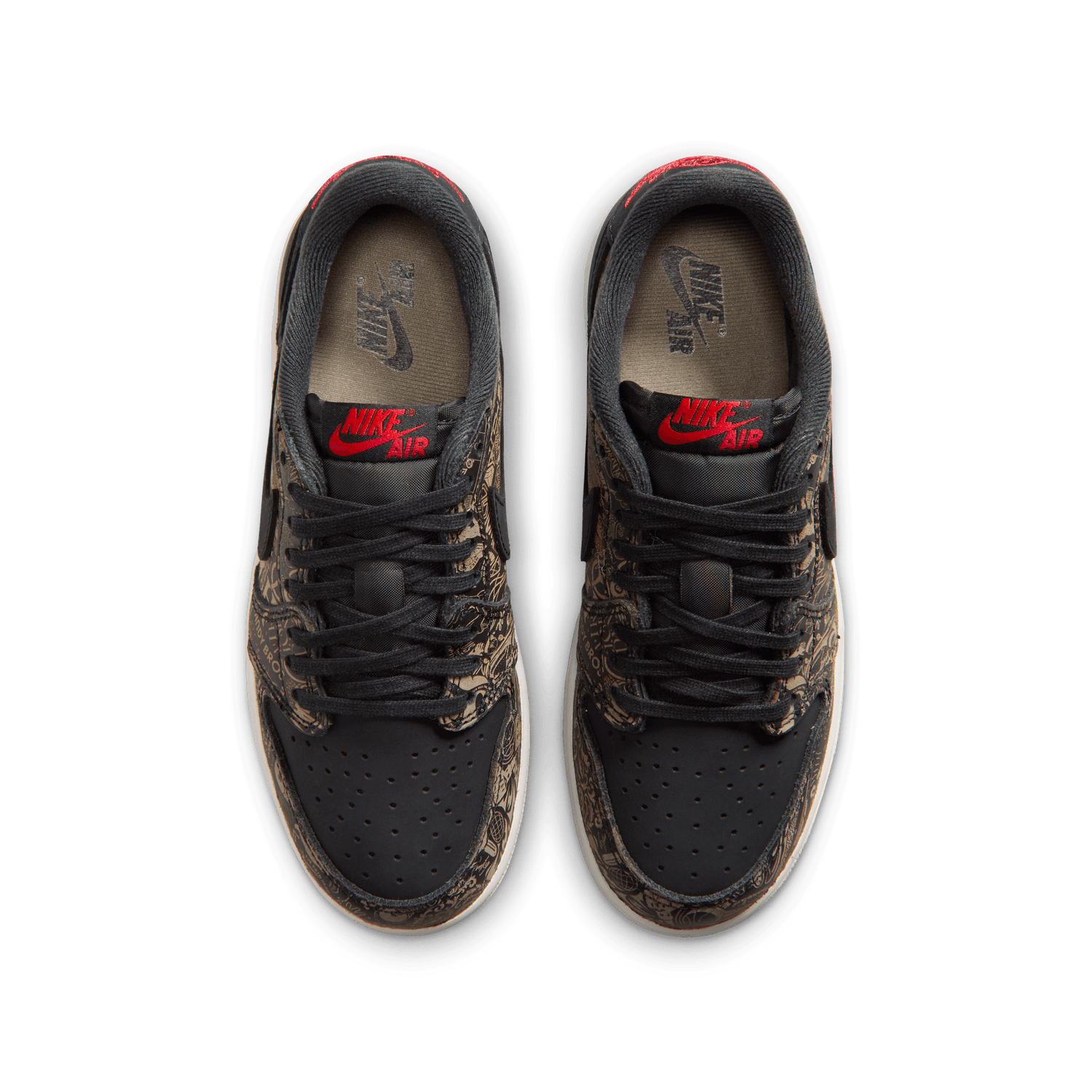 Kids Air Jordan 1 Retro Low OG 'Laser Black'