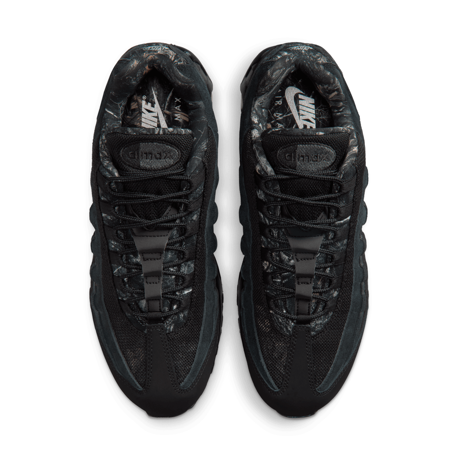 + Realtree Camo Air Max 95 Big Bubble 'Triple Black'