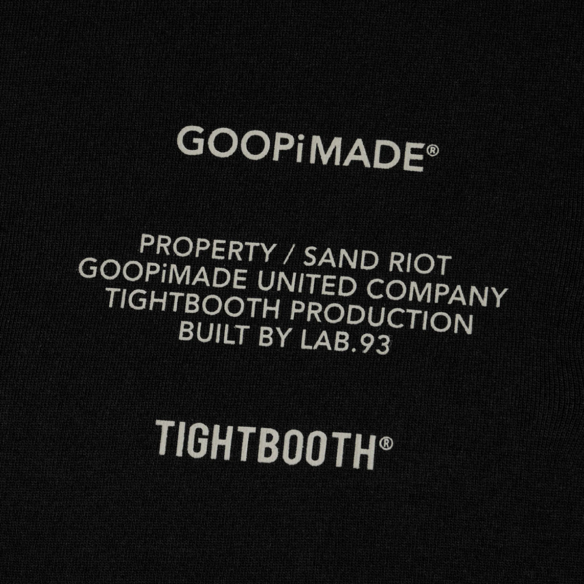 + TIGHTBOOTH SandGlass Tee 'Black'