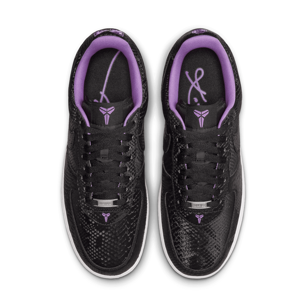 + Kobe Air Force 1 Low 'Black Purple Stardust'