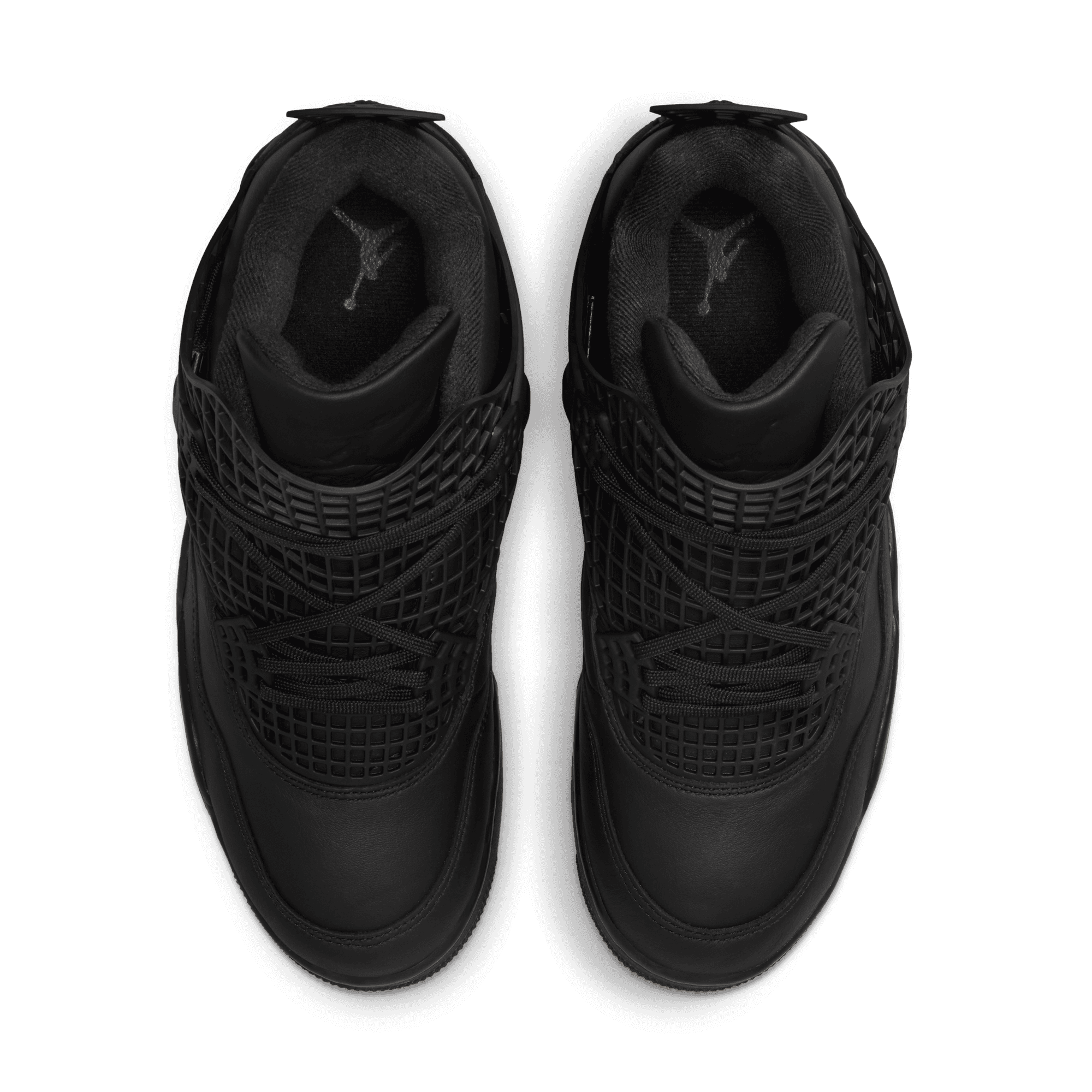 Wmns Air Jordan 4 Net 'Triple Black'