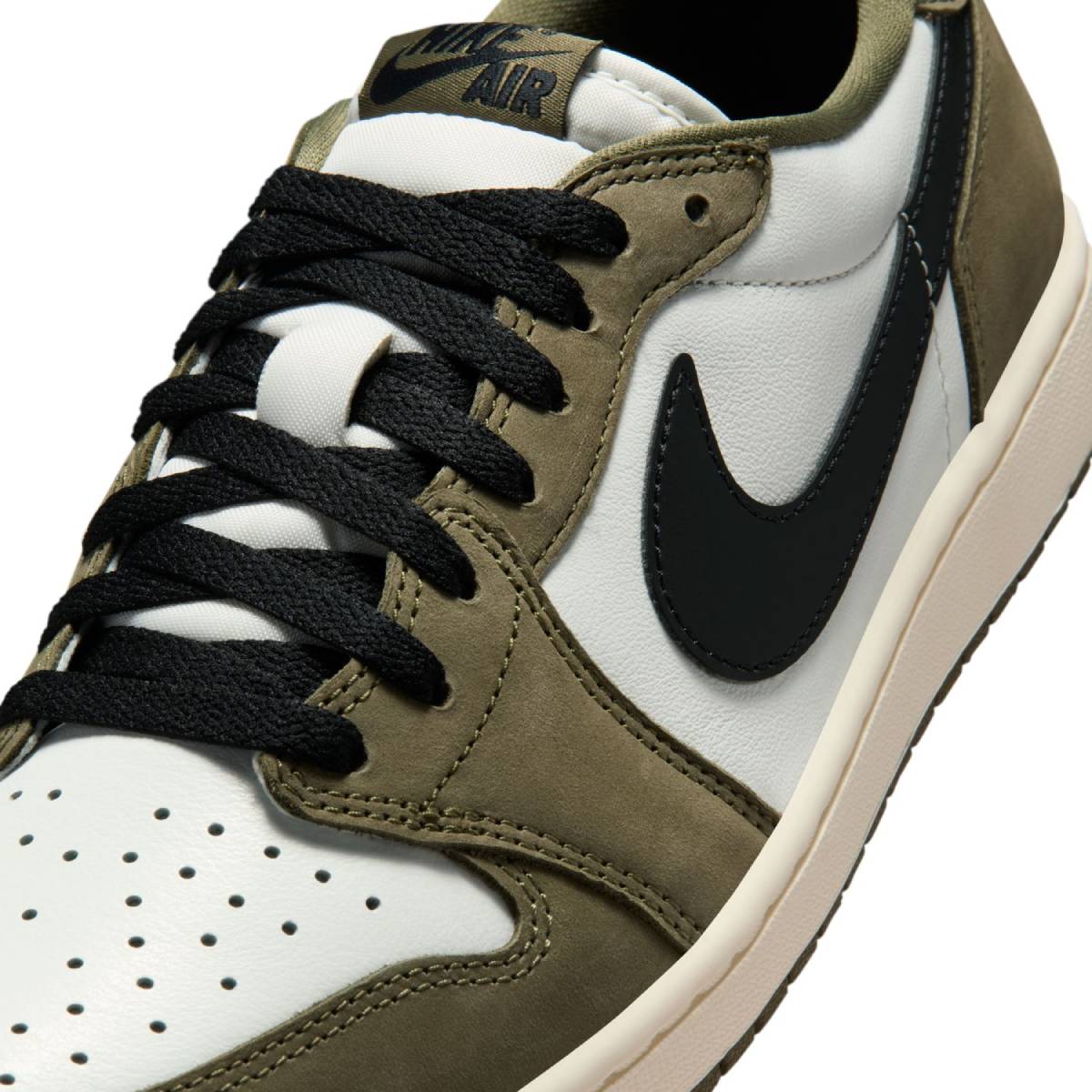 Air Jordan 1 Retro Low OG ‘Medium Olive Summit White’