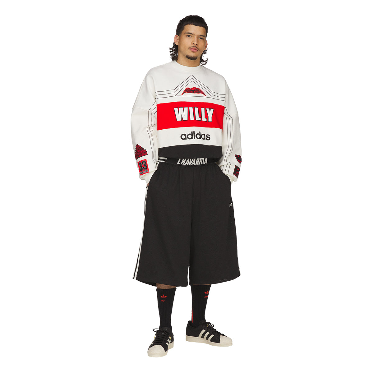 + Willy Chavarria NY Sweatshirt 'Off White'