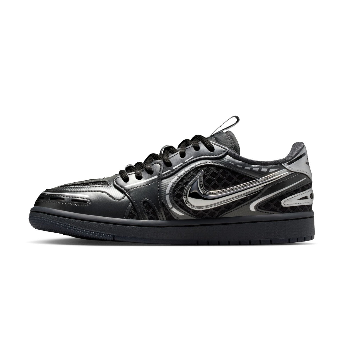Wmns Air Jordan 1 Low Method of Make V3 'Black Metallic Silver White'