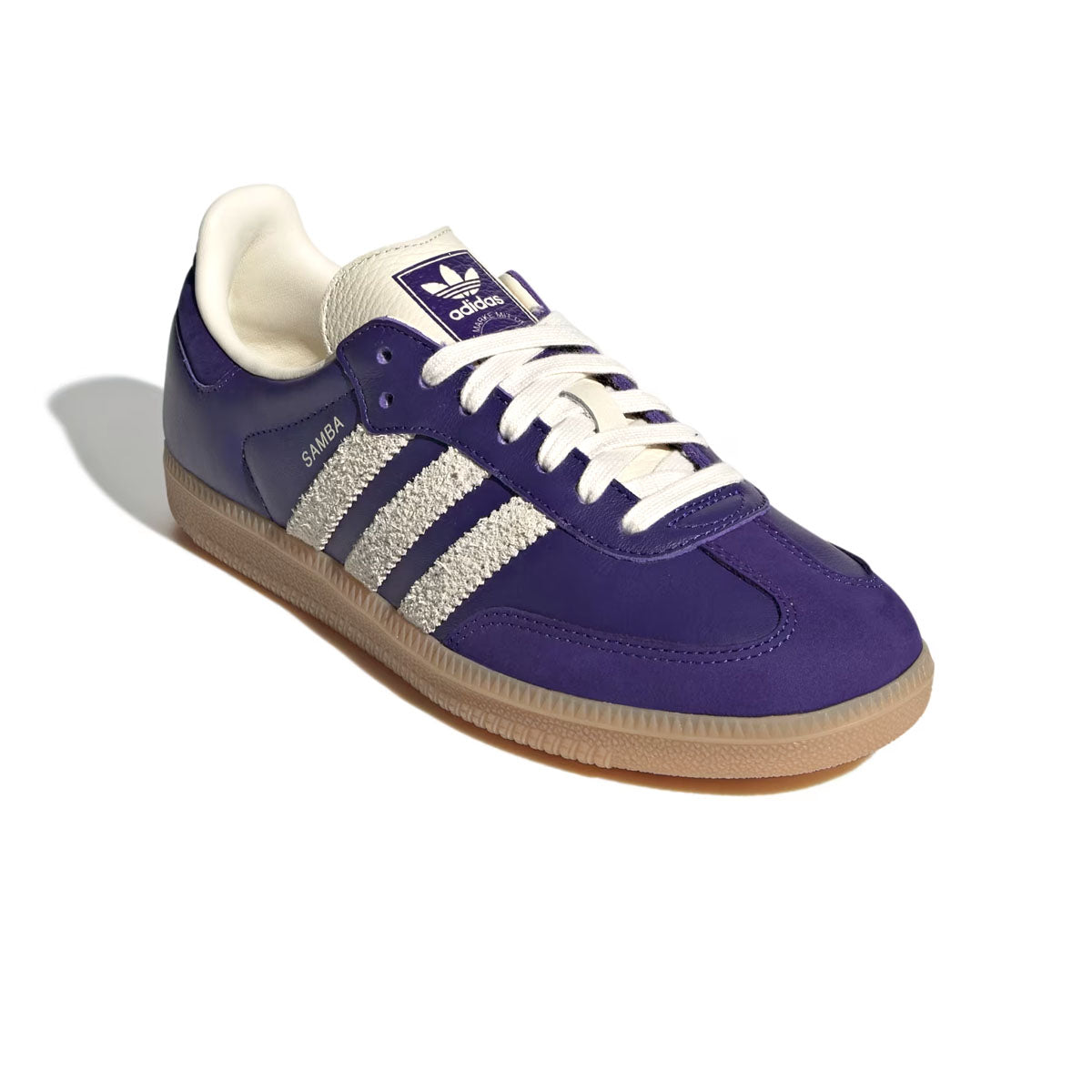 adidas パープル　Samba Adidas Samba OG レザースニーカー | パープル | FARFETCH JP