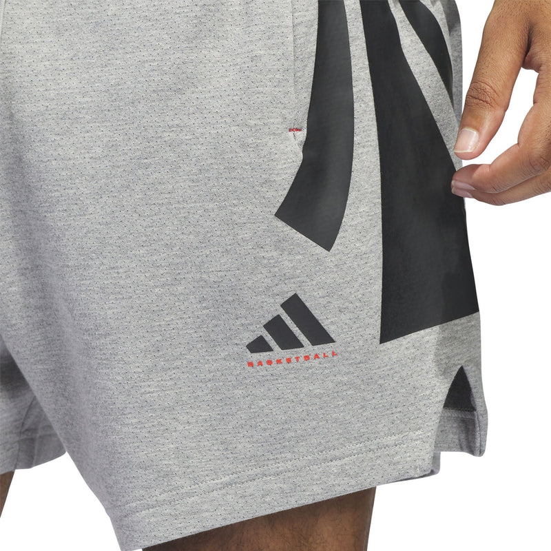 Basketball Spacer Shorts 'Medium Grey Heather'