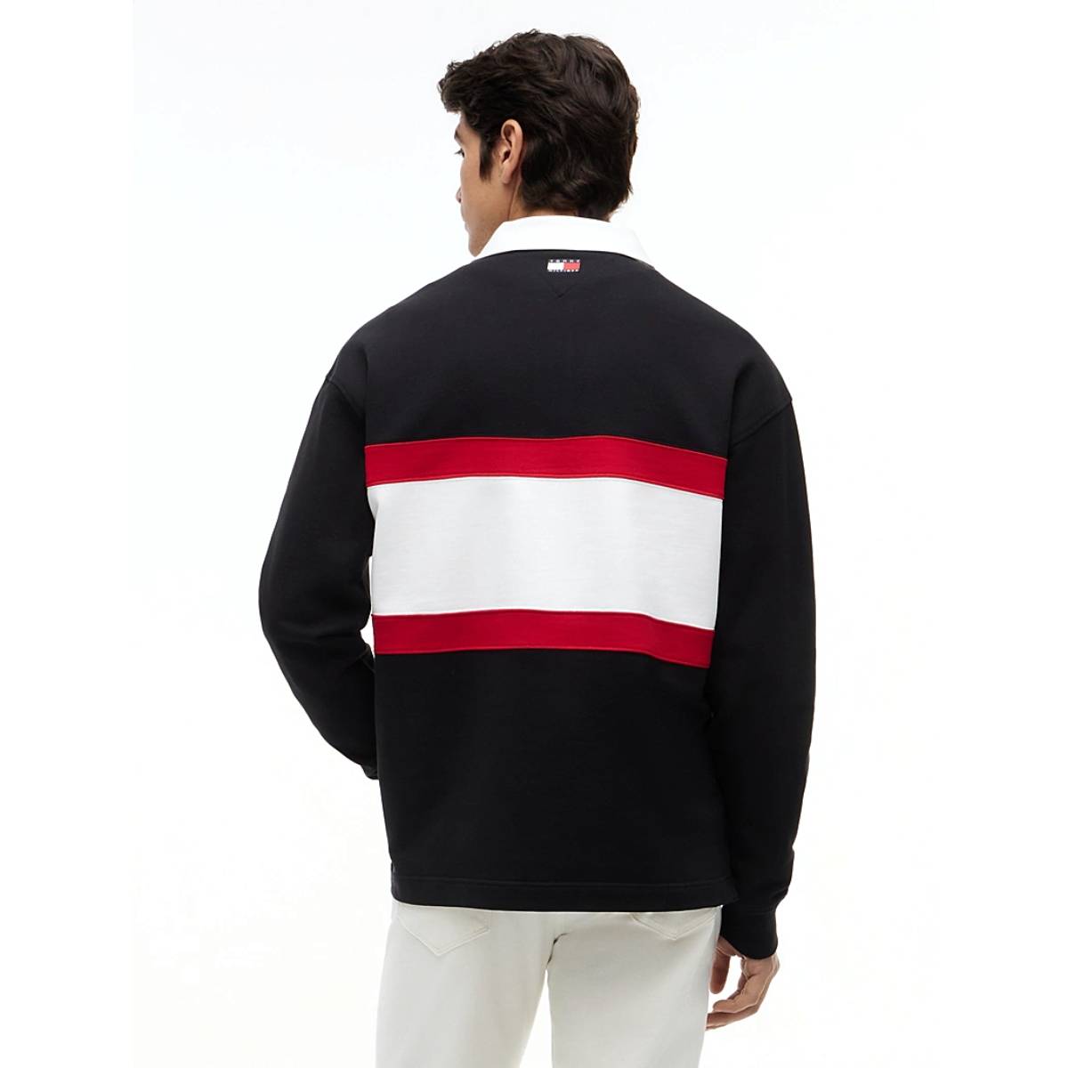+ Cadilac F1 Team Panelled Rugby Shirt 'Black'