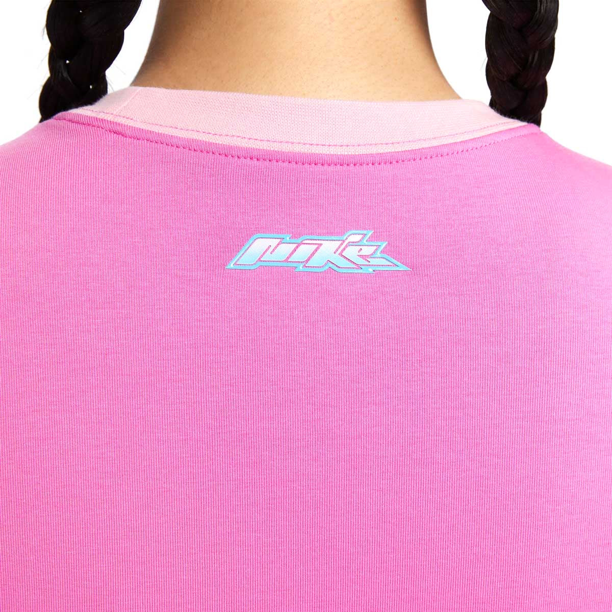 Wmns Slim Crop T-Shirt 'Playful Pink'