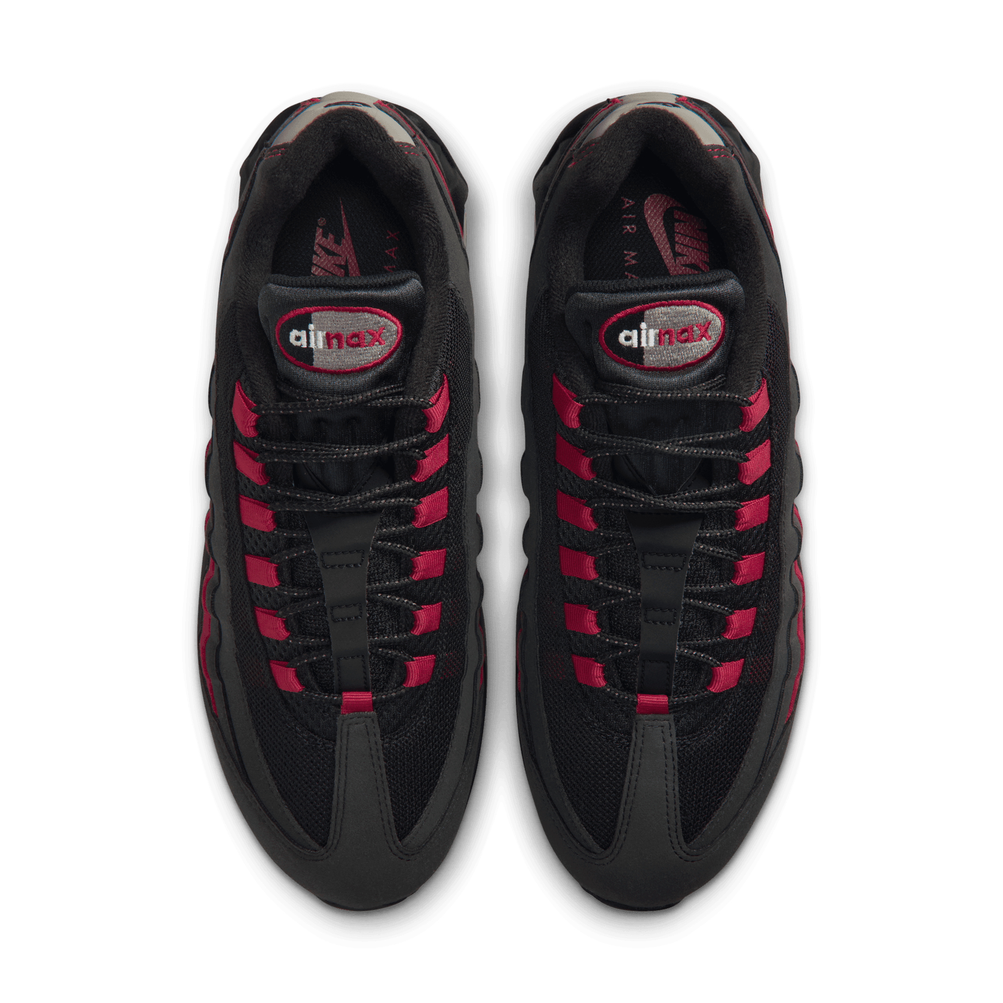 Air Max 95 Big Bubble 'Black Team Crimson Wolf Grey'