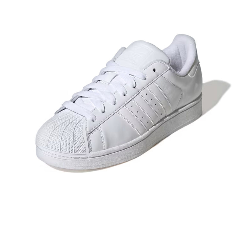 Adidas superstar ii metallic white trainers best sale