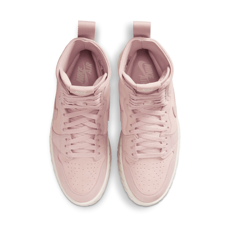 Pink suede jordans shop
