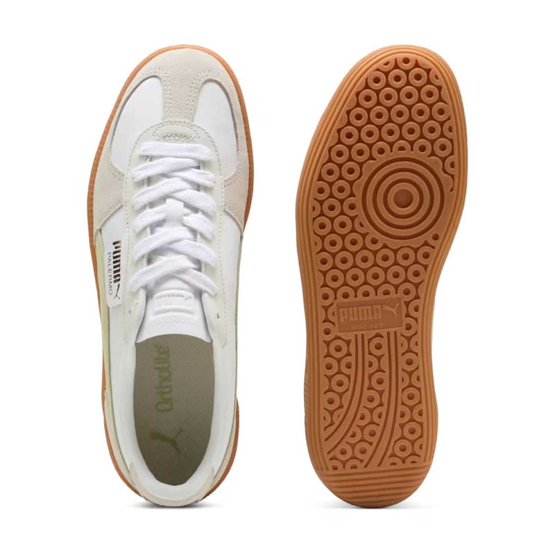 Palermo Leather 'Puma White Pistachio Green'