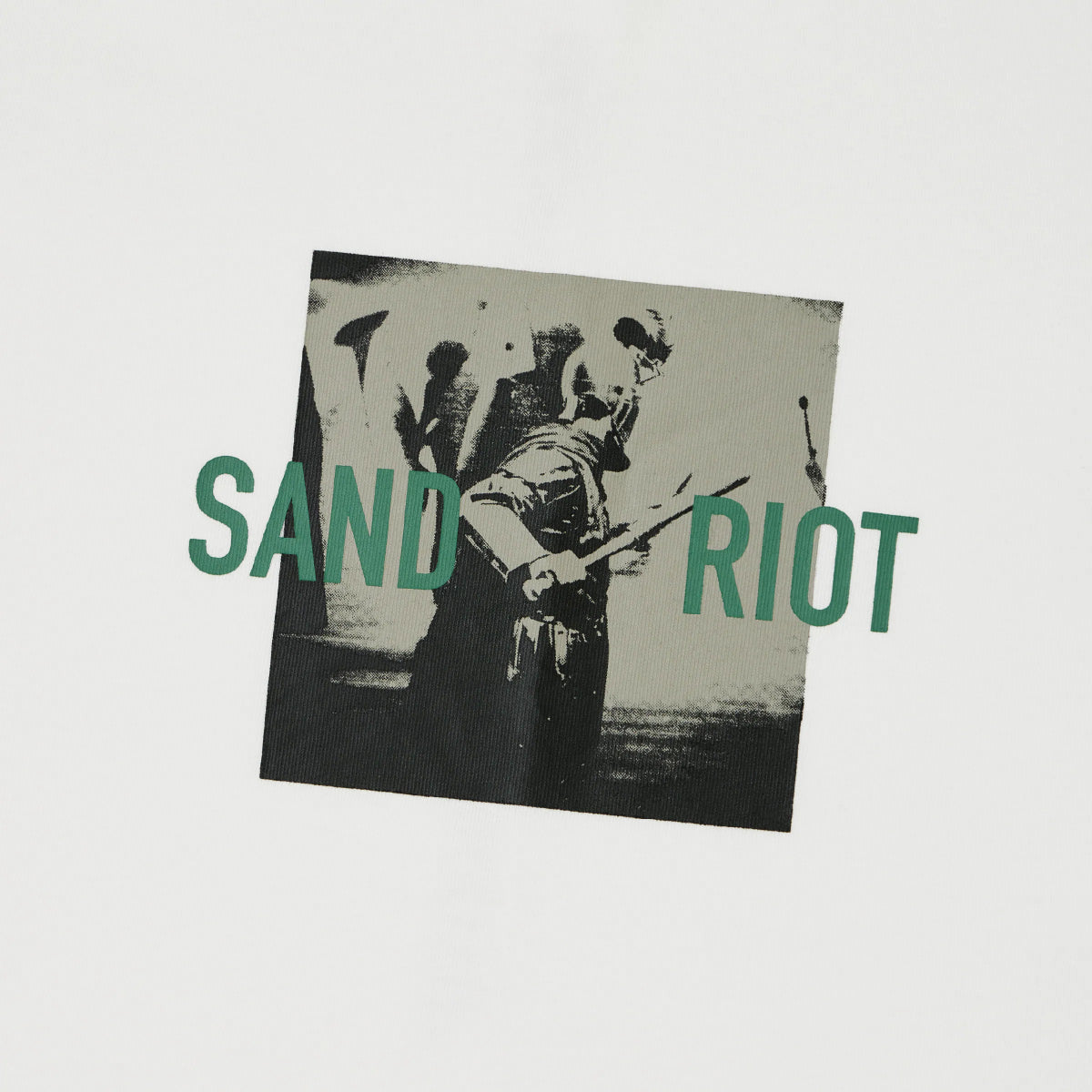 + TIGHTBOOTH Sand Riot Logo Tee 'White'