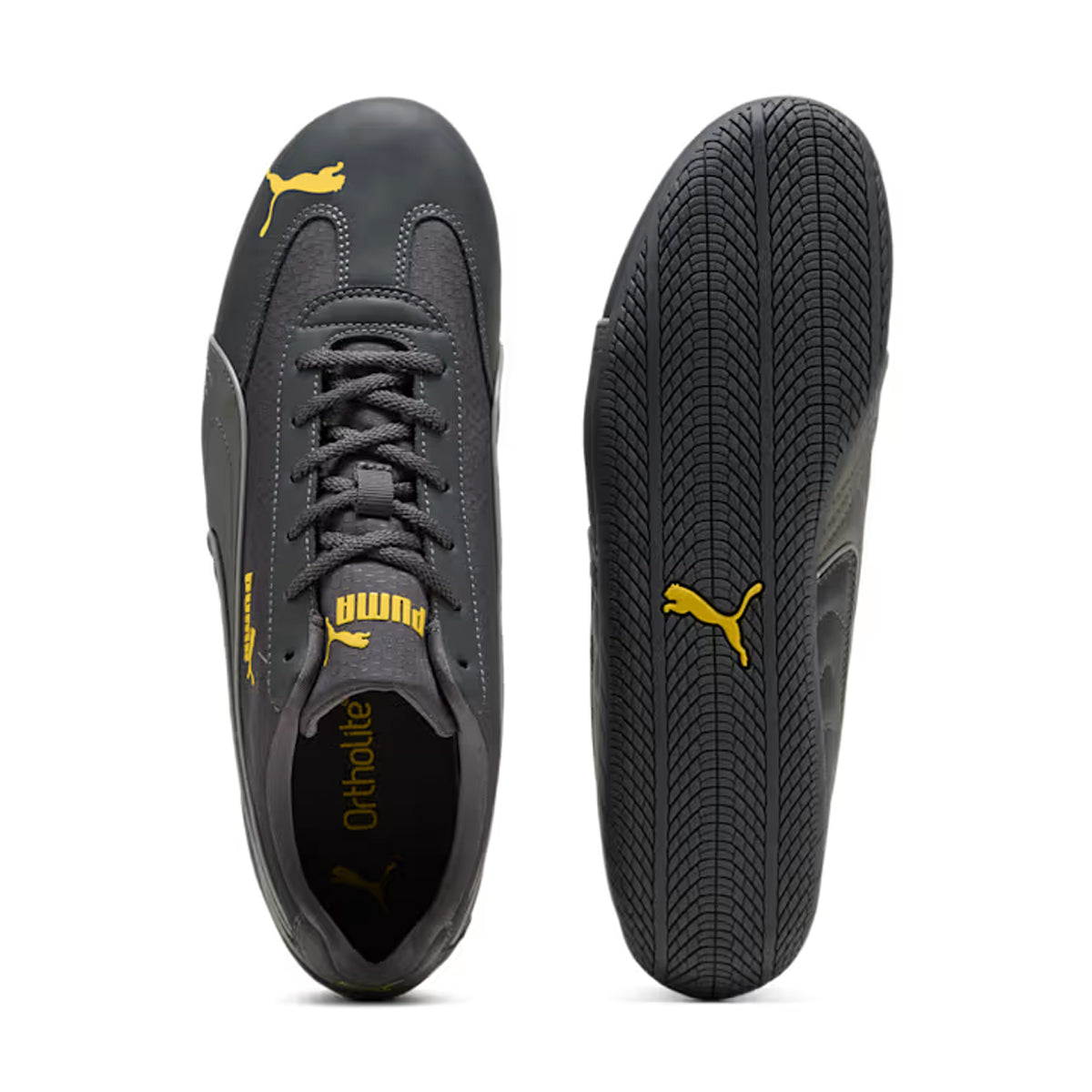 Speedcat Reflective 'Moody Gray Bright Mango Yellow'