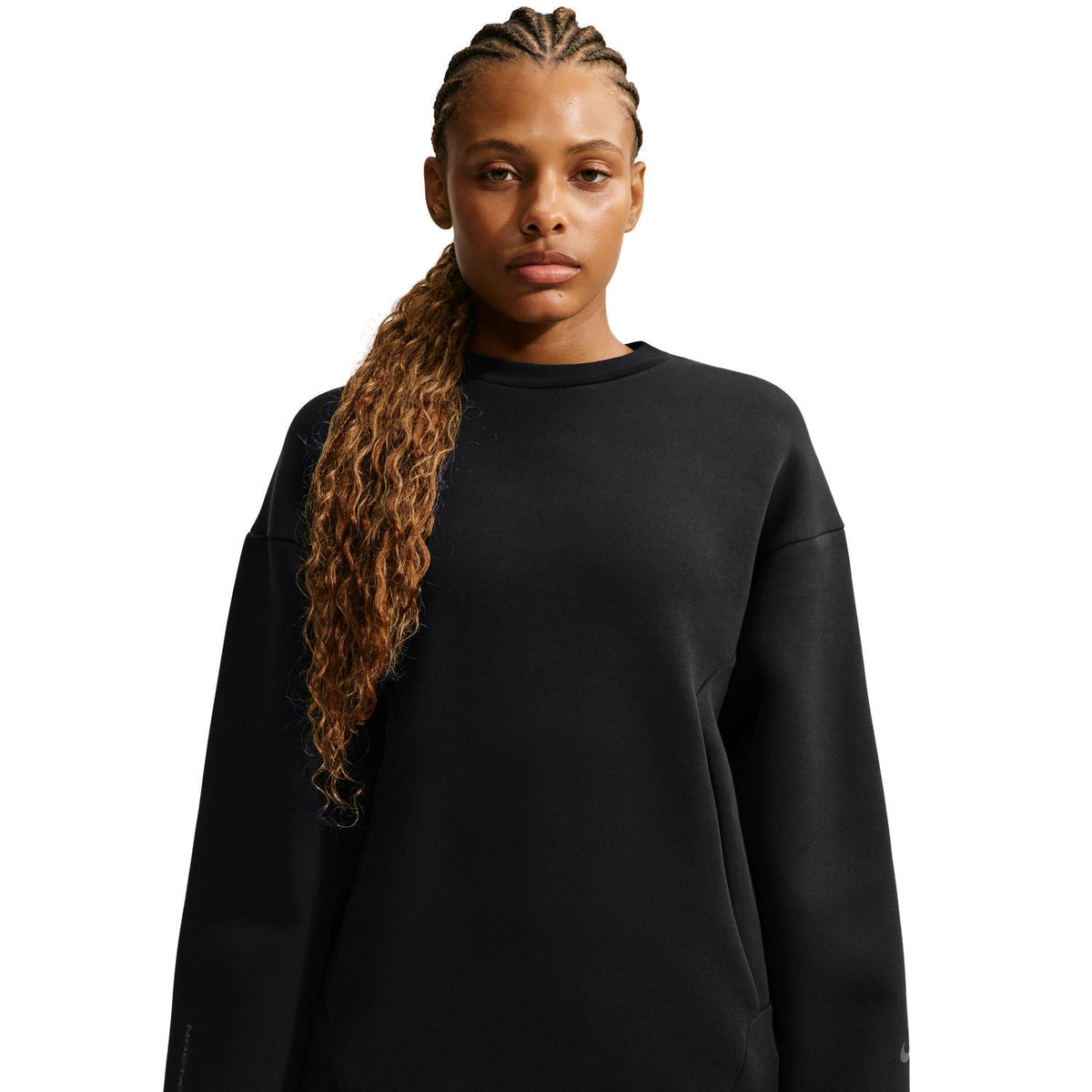 + NOCTA Trapeziud-Cut Crew-Neck Pullover 'Black'