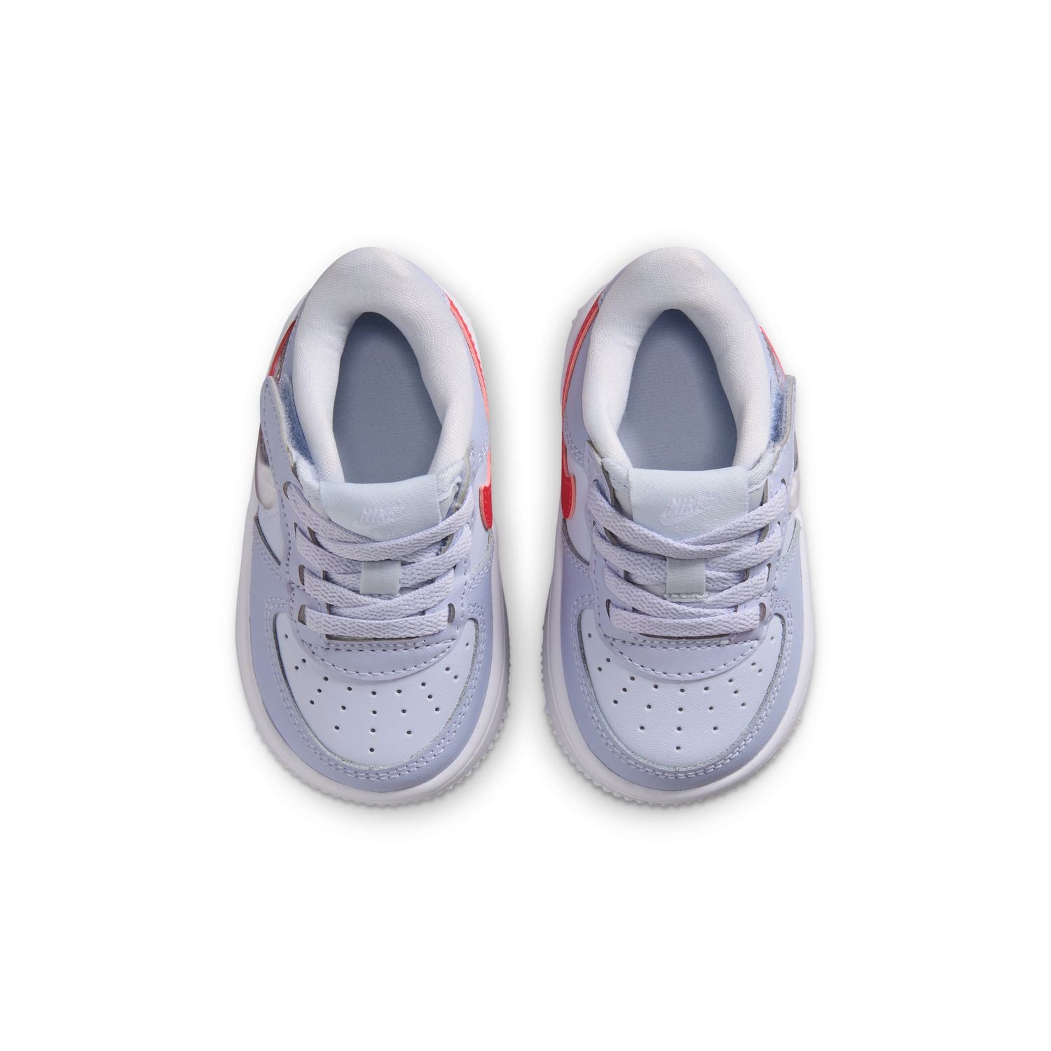 Toddler's Force 1 Low Easyon 'Football Grey Tropical Pink'