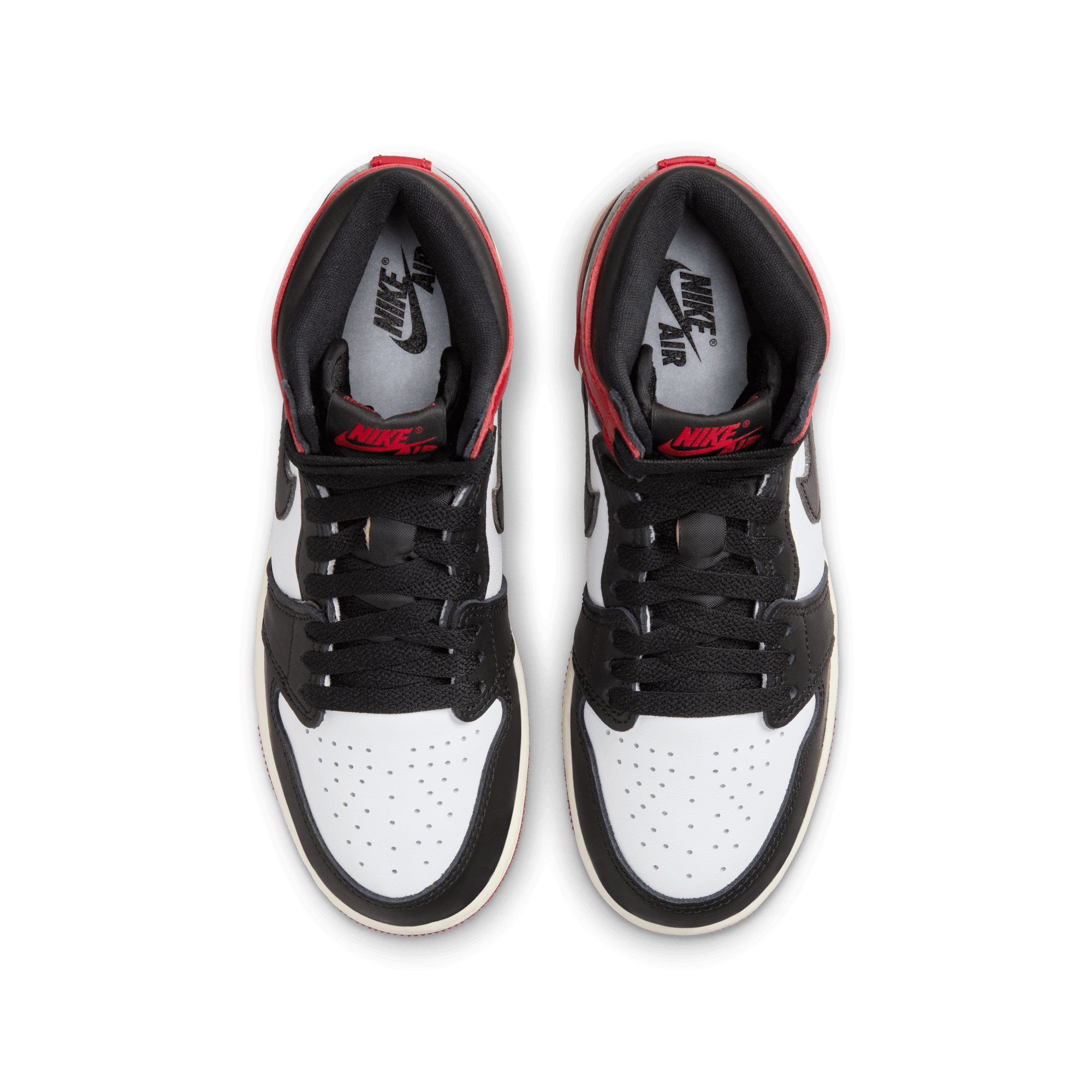 Kids Air Jordan 1 Retro High OG 'Black Toe Reimagined'