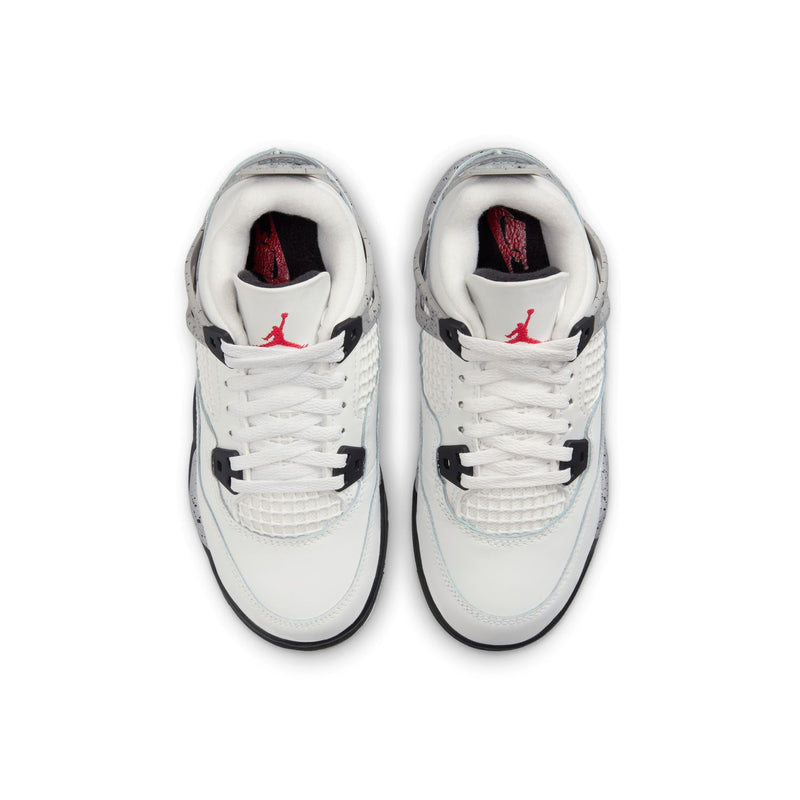 Kids Air Jordan 4 Retro 'White Cement'