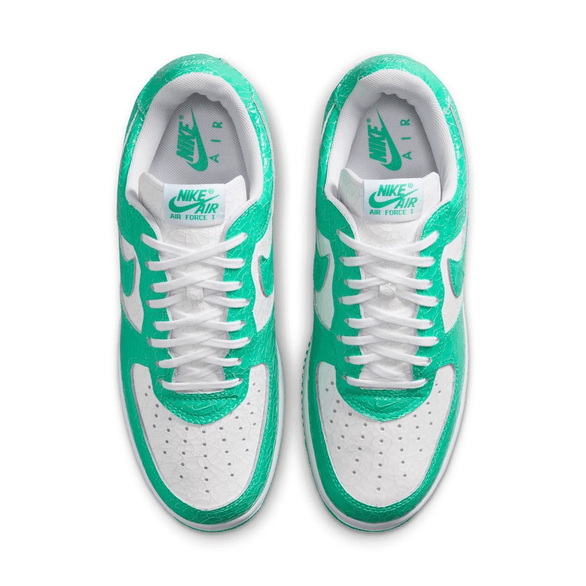 Air Force 1 Cracked Leather 'Menta White'