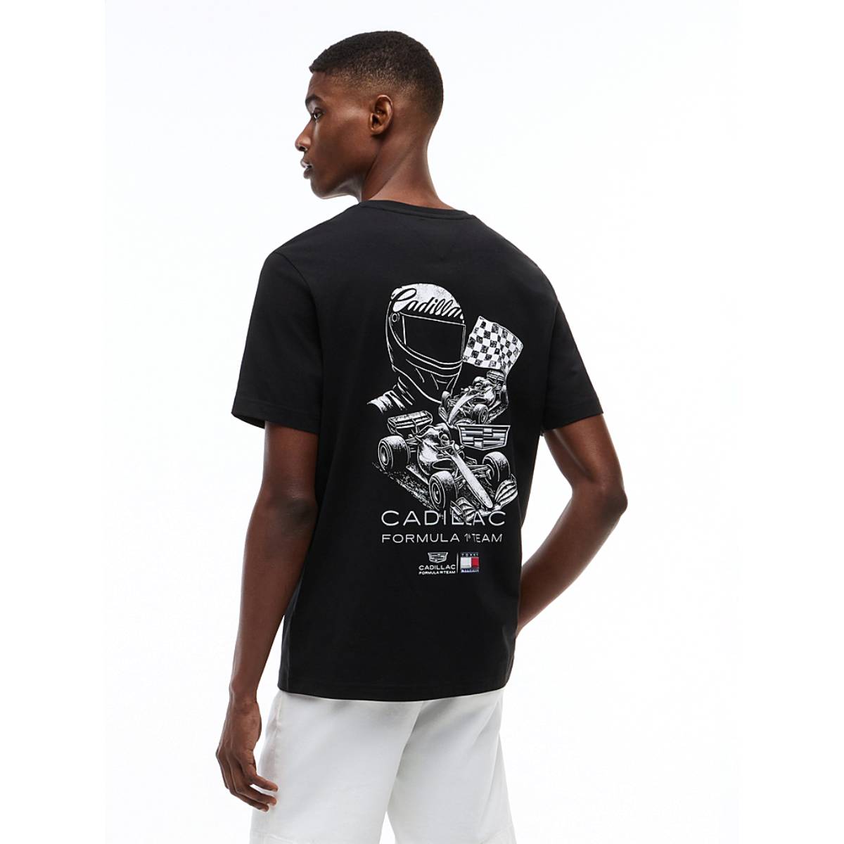 + Cadilac F1 Team Car Graphic Tee 'Black'
