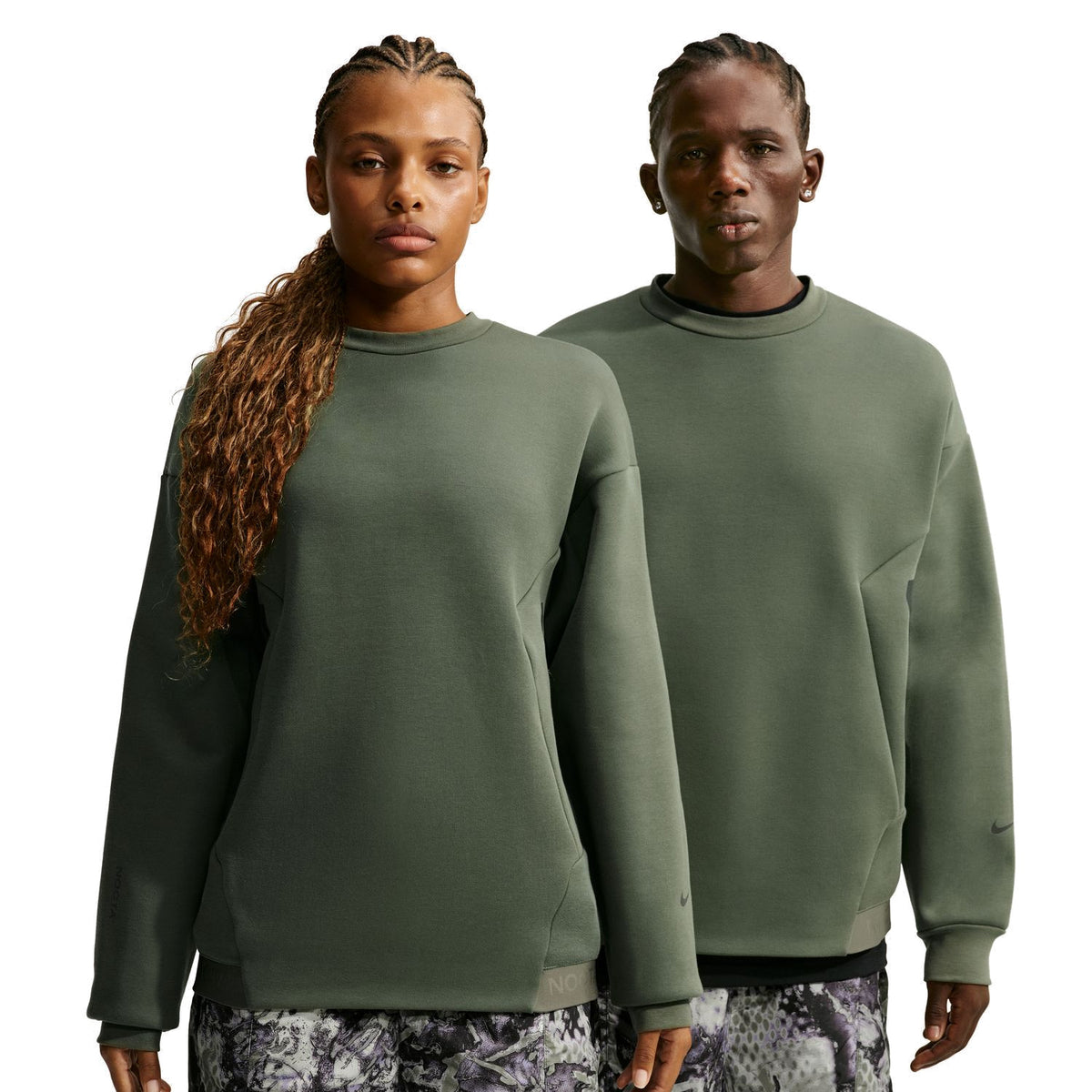+ NOCTA Trapeziud-Cut Crew-Neck Pullover 'Twilight Marsh'