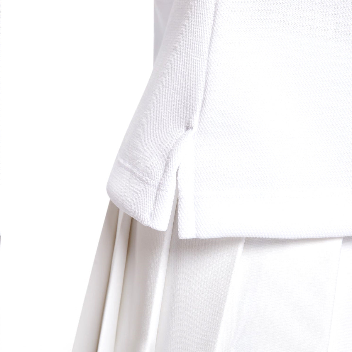 '+ YOON Polo Top 'White Armory Navy'
