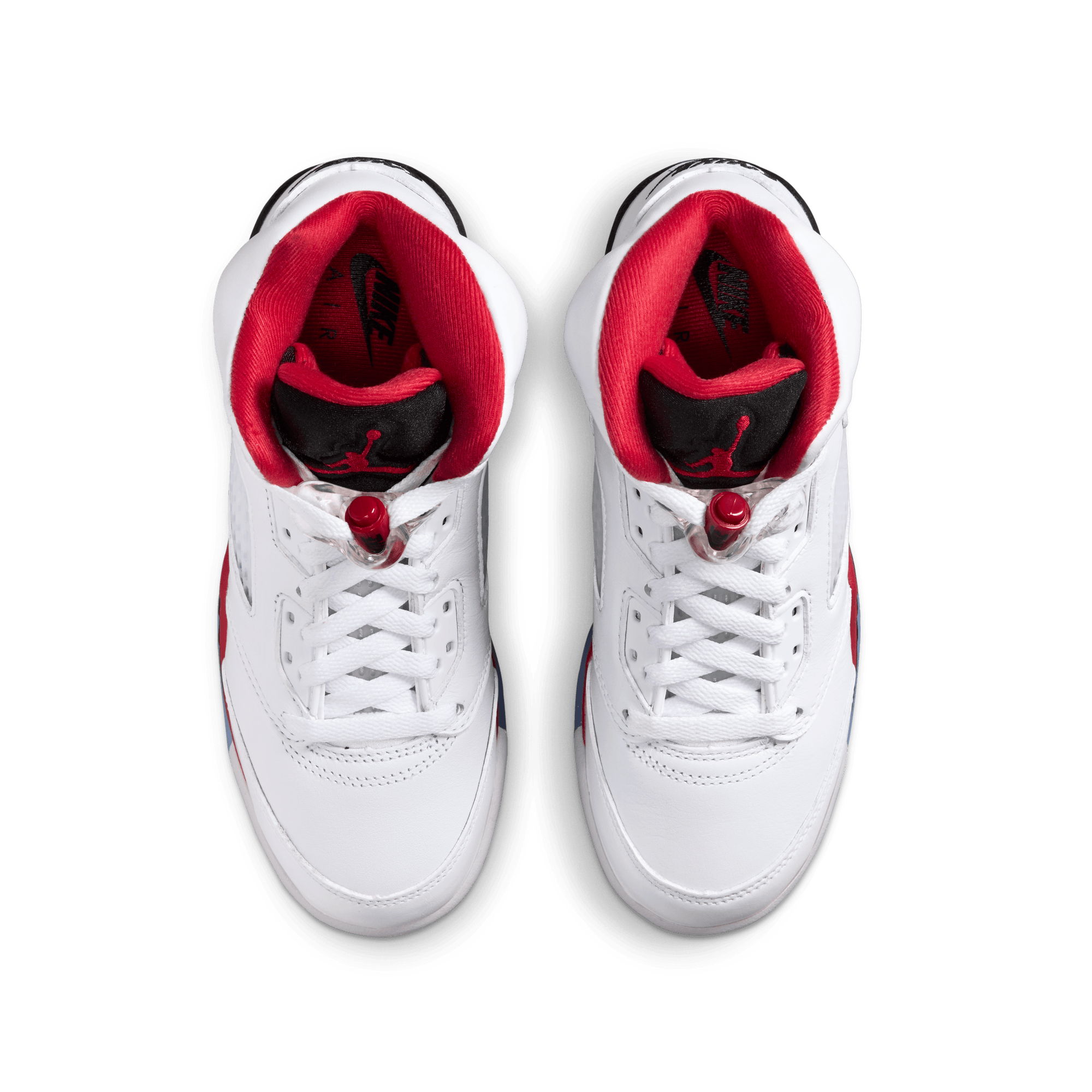 Kids Air Jordan 5 Retro OG 'Fire Red Black Tongue'