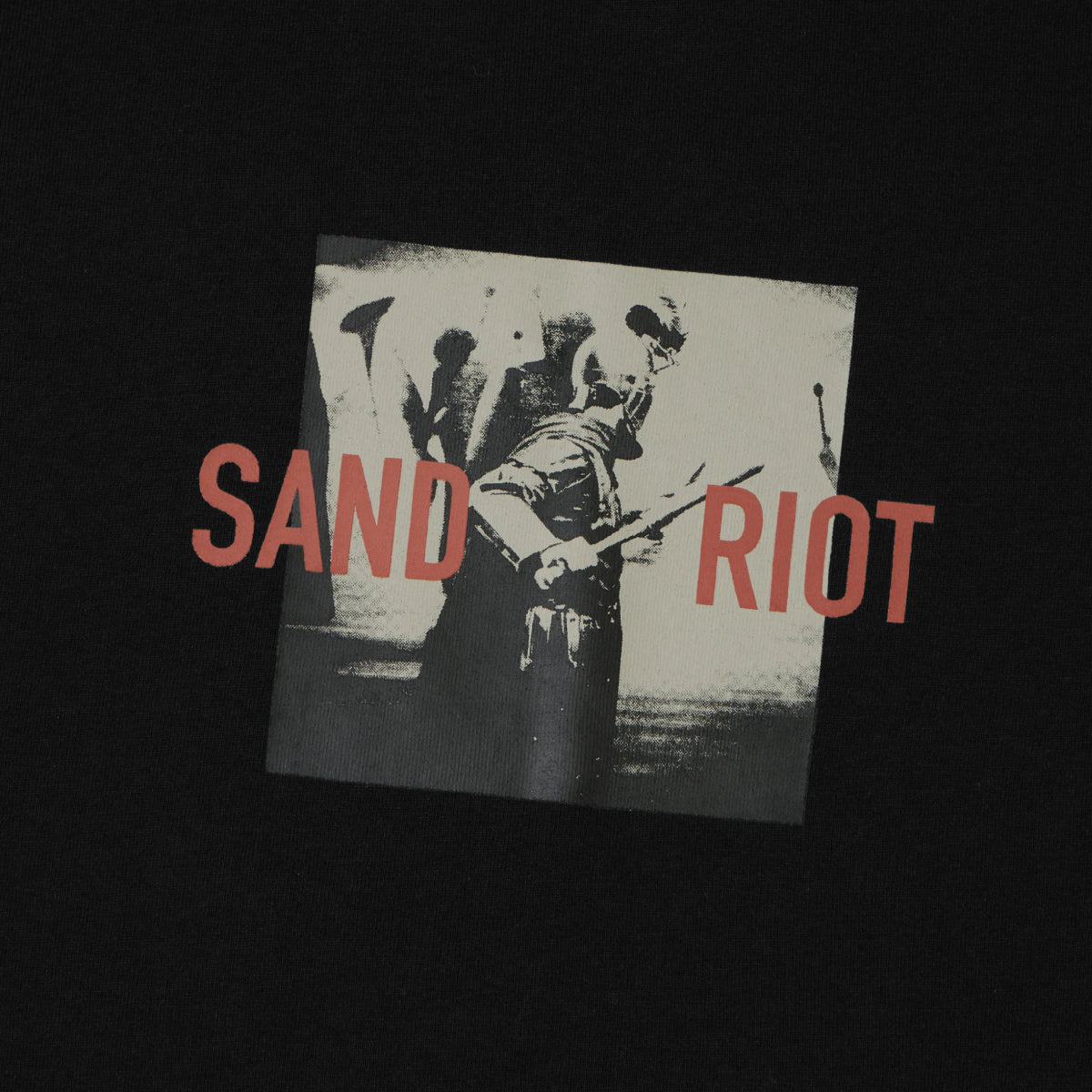 + TIGHTBOOTH Sand Riot Logo Tee 'Black'