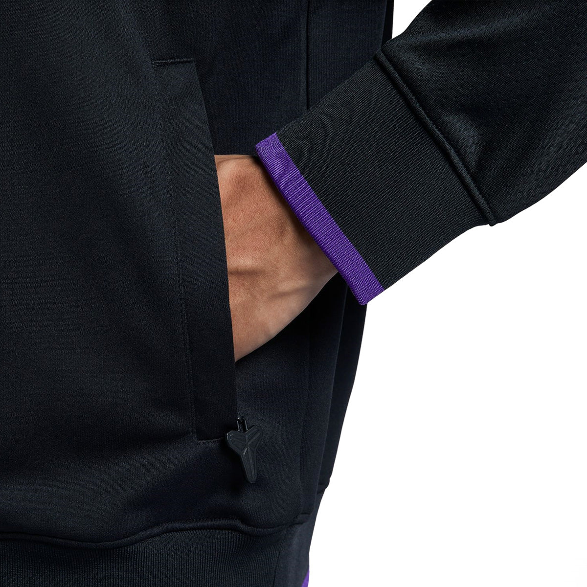 Nike Kobe Dri Fit Basketball Jacket 'Black Field Purple