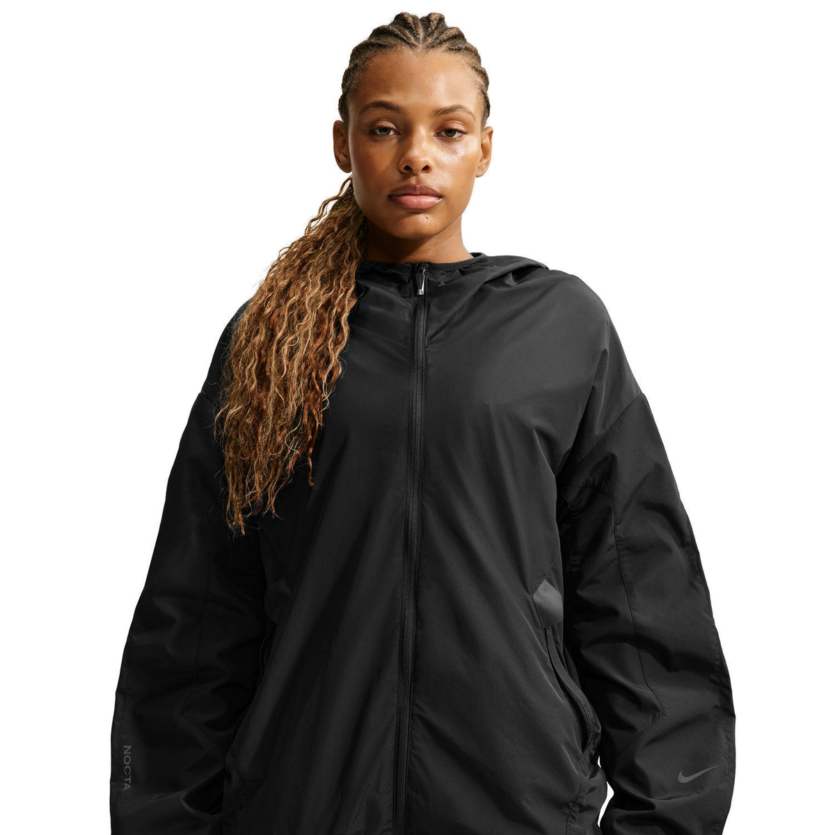 + NOCTA Shroud Cut Track Jacket 'Black'